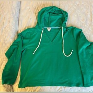 J. Crew Lightweight Hooded Sweatshirt